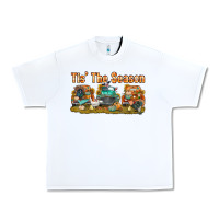 White thanksgiving tis' the season with trucks bbs Urban Heavy Tee - BundleAndBundleShop