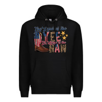 Black the land yee the home of the haw Premium Hoodie - RacoonDesign