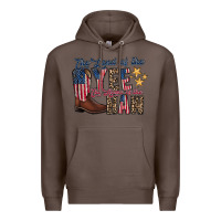 Coffee the land yee the home of the haw Premium Hoodie - RacoonDesign