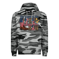 Slate Camo the land yee the home of the haw Premium Hoodie - RacoonDesign
