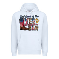 White the land yee the home of the haw Premium Hoodie - RacoonDesign