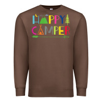 Chestnut camping arrow camper happy summer camp camping kids 635 Premium Sweatshirt - baoMotion
