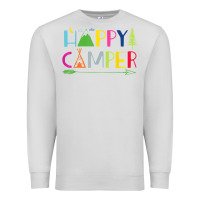 Camping Arrow Camper Happy Summer Camp Camping Kids 635 Premium Sweatshirt | Teevron