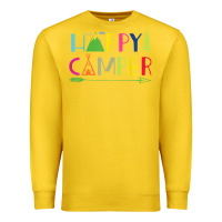 Lemon camping arrow camper happy summer camp camping kids 635 Premium Sweatshirt - baoMotion