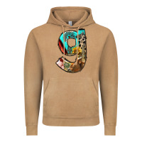 Vintage Camel farm life alphabet lowercase letters g Vintage Hoodie - BundleAndBundleShop