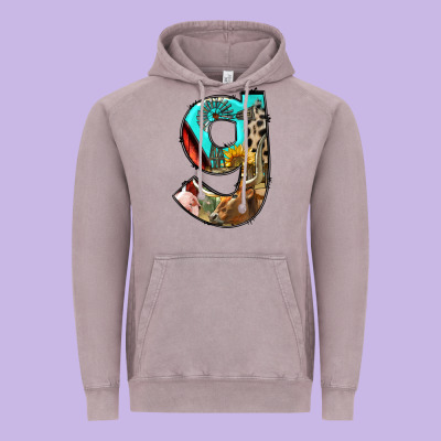 Farm Life Alphabet Lowercase Letters G Vintage Hoodie Designed By Bundleandbundleshop