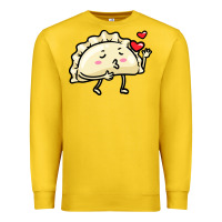Lemon pierogi lovers t  shirt pierogi kawaii emoticon polish food dyngus day Premium Sweatshirt - baoMotion