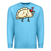 Ocean Blue pierogi lovers t  shirt pierogi kawaii emoticon polish food dyngus day Premium Sweatshirt - baoMotion