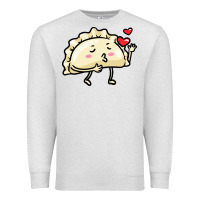 Oatmeal Heather pierogi lovers t  shirt pierogi kawaii emoticon polish food dyngus day Premium Sweatshirt - baoMotion