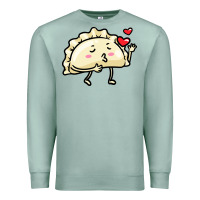 Seafoam pierogi lovers t  shirt pierogi kawaii emoticon polish food dyngus day Premium Sweatshirt - baoMotion