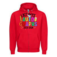 Red last days auto graphs Zipper Hoodie - JahusDesignShop