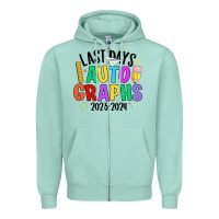 Seafoam last days auto graphs Zipper Hoodie - JahusDesignShop