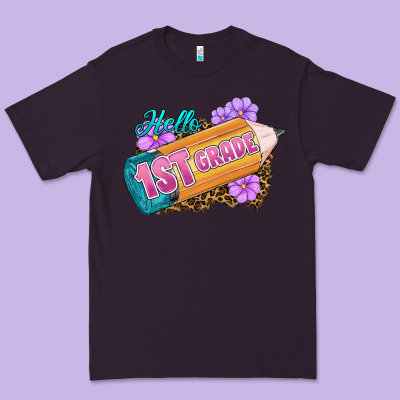 Hello 1st Grade Premium Tee Designed By Ranaportraitstore