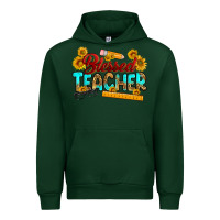 Forest Green blessed teacher Urban Hoodie - RanaPortraitStore