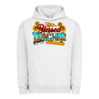 Pigment Lunar Rock blessed teacher Urban Hoodie - RanaPortraitStore