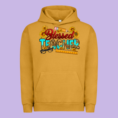 Blessed Teacher Urban Hoodie Designed By Ranaportraitstore