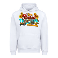 White blessed teacher Urban Hoodie - RanaPortraitStore