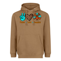 Toasted Coconut peace love thankful Heavyweight Hoodie - JahusDesignShop