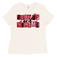 Bone Shut up and kiss me Ladies Tee - FaDigitalArtStudio