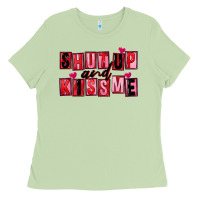 Matcha Shut up and kiss me Ladies Tee - FaDigitalArtStudio