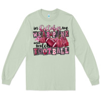 Matcha in october we wear pink and watch football Long Sleeve Tee - FaDigitalArtStudio