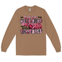 Toasted Coconut in october we wear pink and watch football Long Sleeve Tee - FaDigitalArtStudio