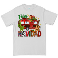 Dove Grey Feliz Navidad Christmas Mexico Premium Tee - HowdyJamesFarm