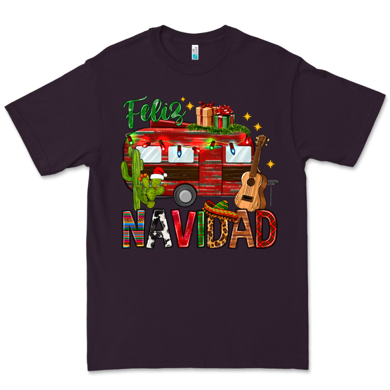 Feliz Navidad Christmas Mexico Premium Tee by HowdyJamesFarm | Teevron