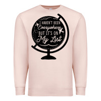 Pale Pink i haven't been everywhere but it's on my list travel t shirt Premium Sweatshirt - baoMotion