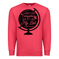 I Haven't Been Everywhere But It's On My List Travel T Shirt Premium Sweatshirt | Teevron