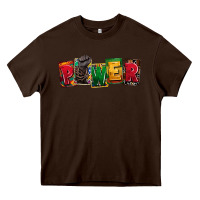 Chocolate Brown black power black history black lives matter junet Heavy Core Tee - CowGirlArtShop
