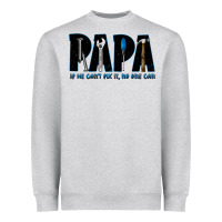 Heather Grey if he can't fix it no one can Heavyweight Sweatshirt - JahusDesignShop