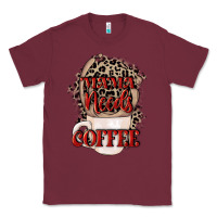 Burgundy Mama needs coffee Mother's Day Classic Tee - CowGirlArtShop