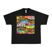 Black Pride lgbtq leopard with love and rainbow seamless Urban Heavy Tee - BundleAndBundleShop