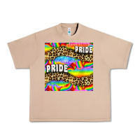 Burro Pride lgbtq leopard with love and rainbow seamless Urban Heavy Tee - BundleAndBundleShop