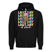 Black last day of school Zipper Hoodie - JahusDesignShop