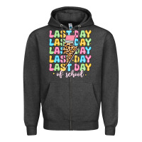 Charcoal Heather last day of school Zipper Hoodie - JahusDesignShop