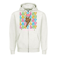 Oatmeal Heather last day of school Zipper Hoodie - JahusDesignShop