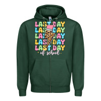 Sports Green last day of school Zipper Hoodie - JahusDesignShop