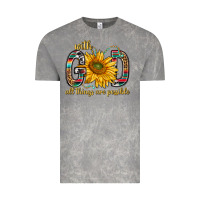 Cloud Rock with god all things are possible with sunflower bbs Vintage Tee - BundleAndBundleShop