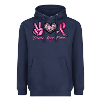 Navy peace love cure Heavyweight Hoodie - JahusDesignShop