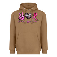 Toasted Coconut peace love cure Heavyweight Hoodie - JahusDesignShop