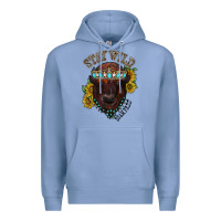 Colony Blue turquoise bison Premium Hoodie - RacoonDesign