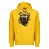 Lemon turquoise bison Premium Hoodie - RacoonDesign