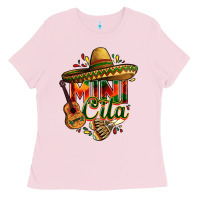 Bubblegum Pink Mini cita Ladies Tee - FaDigitalArtStudio