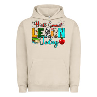 Pigment French Oak y'all gonna learn today Urban Hoodie - RanaPortraitStore