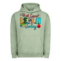 Pigment Oil Green y'all gonna learn today Urban Hoodie - RanaPortraitStore