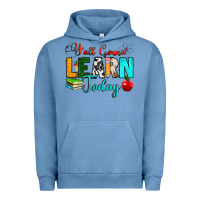 Pigment Pebble Blue y'all gonna learn today Urban Hoodie - RanaPortraitStore