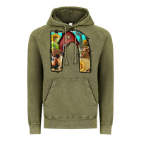 Vintage Olive farm life alphabet lowercase letters n Vintage Hoodie - BundleAndBundleShop