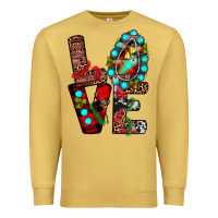 Antique Gold christmas love Premium Sweatshirt - JahusDesignShop